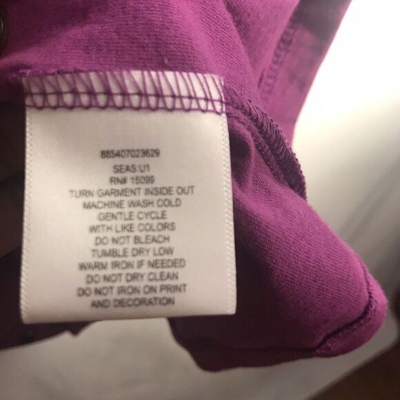 NWT Beverly Drive Fuchsia Pink Studded Sleeveless Tunic Top Size 20-22 W/M - Picture 5 of 7